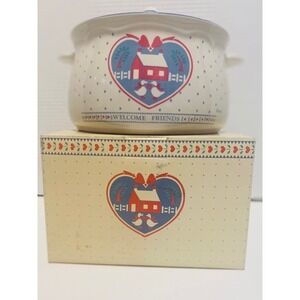 BD Baker Hart & Stuart 2 Quart Cottagecore Stockpot w/lid w/Box***RARE Vintage‎